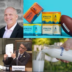 Food Professor Podcast - Testy Testifying, Groundbreaking Remilk Gets Approval, Athletic Brewing Swifty Superbowl and guest Doug Alexander, VP Sustainability and Government Relations, Belmont Food Group