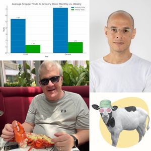 Let Them Eat Lobster (please), Grocery Shopper New Insights, and guest Ori Cohavi, Co-founder & CTO of Remilk